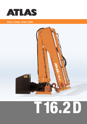 Hydrauliczne żurawie do załadunku Atlas AK T 16.2 A27