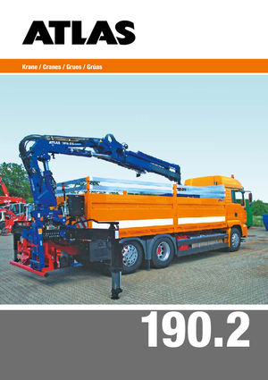 Hydrauliczne żurawie do załadunku Atlas AK 190.2 LM A6