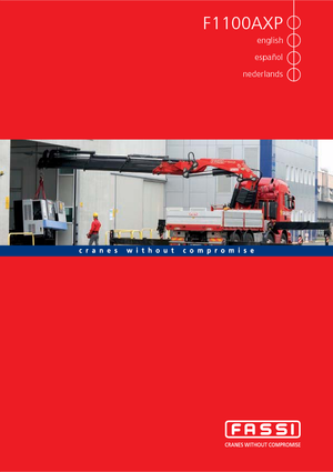 Hydrauliczne żurawie do załadunku Fassi F 1100 AXP 28