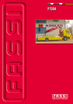 Hydrauliczne żurawie do załadunku Fassi F 130 A 22