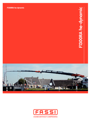 Hydrauliczne żurawie do załadunku Fassi F 1300 RA 2.26 he-dynamic