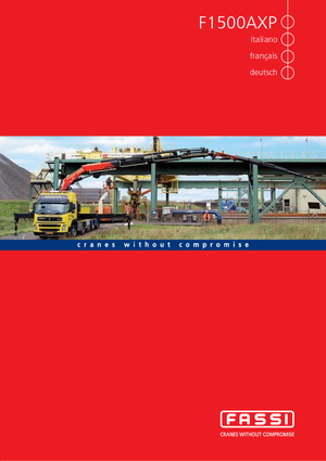 Hydrauliczne żurawie do załadunku Fassi F 1500 AXP 28