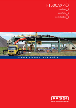 Hydrauliczne żurawie do załadunku Fassi F 1500 AXP 28