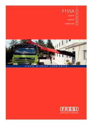 Hydrauliczne żurawie do załadunku Fassi F 155 A 25