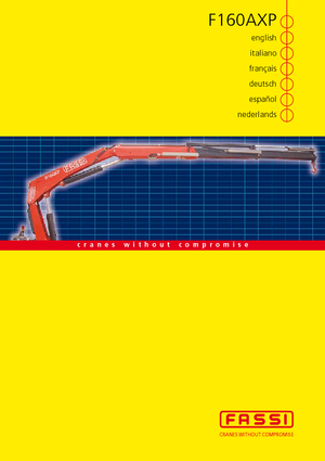 Hydrauliczne żurawie do załadunku Fassi F 160 ACXP 22
