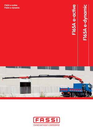 Hydrauliczne żurawie do załadunku Fassi F 165 A 2.22 e-dynamic