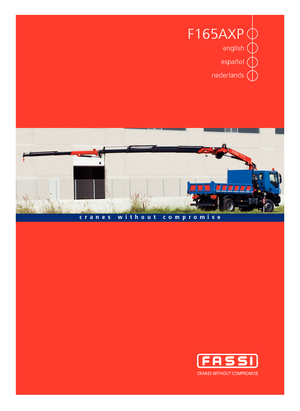 Hydrauliczne żurawie do załadunku Fassi F 165 ACXP 24 L 153