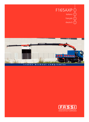 Hydrauliczne żurawie do załadunku Fassi F 165 ACXP 24 L 153