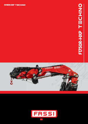 Hydrauliczne żurawie do załadunku Fassi F 1750 RL 2.8 HXP Techno