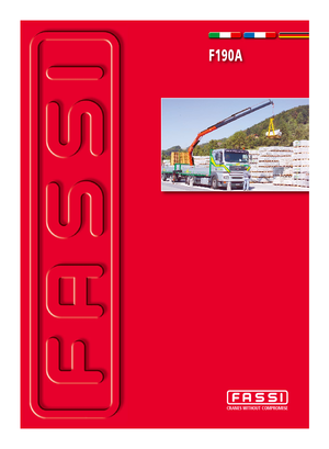 Hydrauliczne żurawie do załadunku Fassi F 190 AC 23