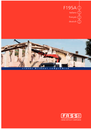 Hydrauliczne żurawie do załadunku Fassi F 195 AC 26