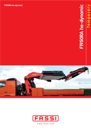 Hydrauliczne żurawie do załadunku Fassi F 1950 RA 2.28 he-dynamic