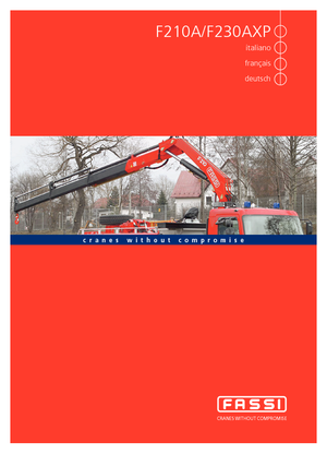 Hydrauliczne żurawie do załadunku Fassi F 210 A 24