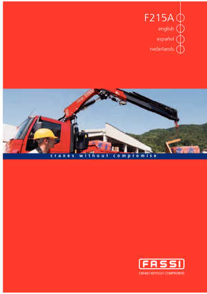 Hydrauliczne żurawie do załadunku Fassi F 215 A 25