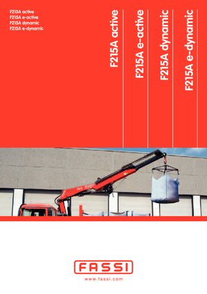 Hydrauliczne żurawie do załadunku Fassi F 215 AC 0.23 e-active