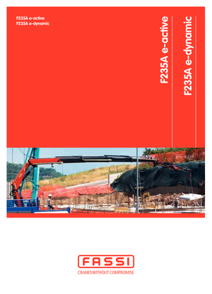 Hydrauliczne żurawie do załadunku Fassi F 235 A 2.25 e-dynamic