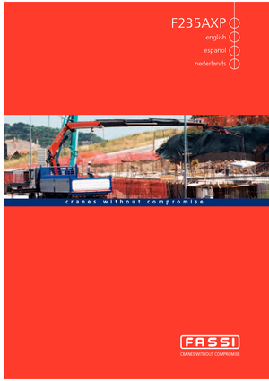 Hydrauliczne żurawie do załadunku Fassi F 235 AXP 26