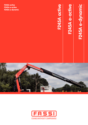 Hydrauliczne żurawie do załadunku Fassi F 245 AC 2.23 e-dynamic