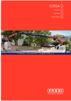Hydrauliczne żurawie do załadunku Fassi F 290 A 26