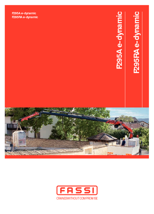 Hydrauliczne żurawie do załadunku Fassi F 295 AC 2.26 e-dynamic