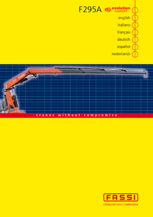 Hydrauliczne żurawie do załadunku Fassi F 295 A 26 L 214