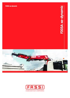 Hydrauliczne żurawie do załadunku Fassi F 305 A 2.25 xe-dynamic