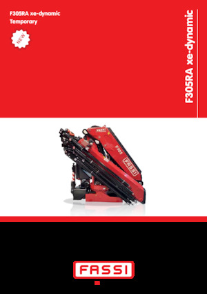 Hydrauliczne żurawie do załadunku Fassi F 305 RA 2.22 xe-dynamic