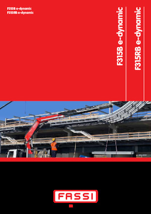 Hydrauliczne żurawie do załadunku Fassi F 315 RB 2.22 e-dynamic