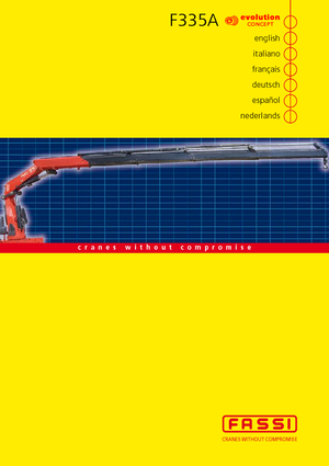 Hydrauliczne żurawie do załadunku Fassi F 335 A 27