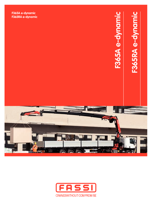 Hydrauliczne żurawie do załadunku Fassi F 365 A 2.25 e-dynamic