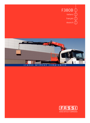 Hydrauliczne żurawie do załadunku Fassi F 380 BC 25