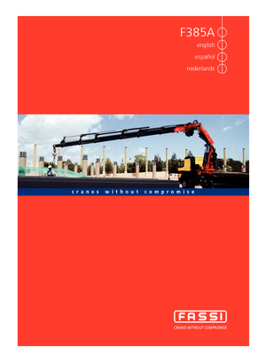 Hydrauliczne żurawie do załadunku Fassi F 385 A 28