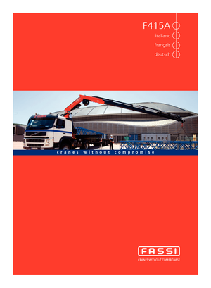 Hydrauliczne żurawie do załadunku Fassi F 415 AC 25