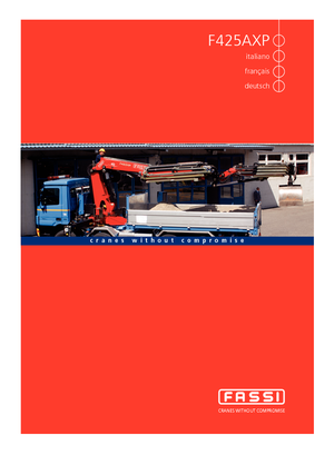 Hydrauliczne żurawie do załadunku Fassi F 425 ACXP 26