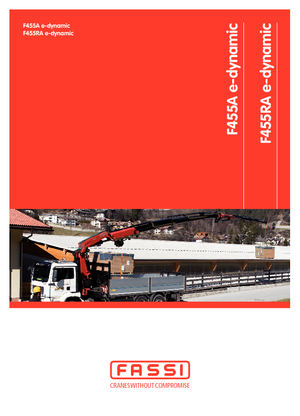 Hydrauliczne żurawie do załadunku Fassi F 455 A 2.27 e-dynamic