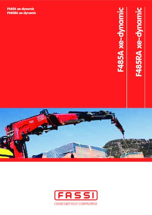 Hydrauliczne żurawie do załadunku Fassi F 485 RA 2.25 xe-dynamic