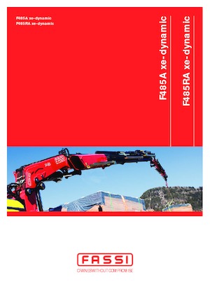 Hydrauliczne żurawie do załadunku Fassi F 485 RAC 2.24 xe-dynamic