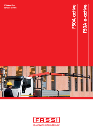 Hydrauliczne żurawie do załadunku Fassi F 50 A 0.22 active