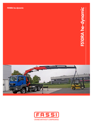 Hydrauliczne żurawie do załadunku Fassi F 510 RA 2.25 he-dynamic