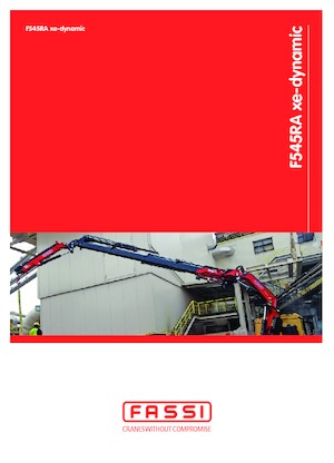 Hydrauliczne żurawie do załadunku Fassi F 545 RA 2.25 xe-dynamic