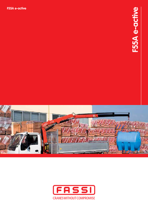 Hydrauliczne żurawie do załadunku Fassi F 55 A 0.24 e-active