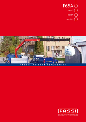 Hydrauliczne żurawie do załadunku Fassi F 65 A 21