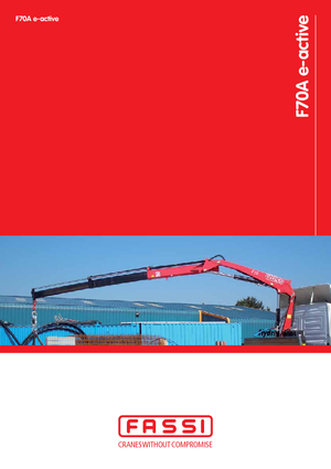 Hydrauliczne żurawie do załadunku Fassi F 70 AC 0.23 e-active