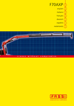 Hydrauliczne żurawie do załadunku Fassi F 70 AXP 23