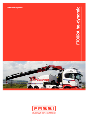 Hydrauliczne żurawie do załadunku Fassi F 700 RA 2.27 he-dynamic
