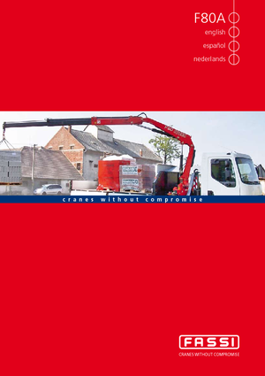 Hydrauliczne żurawie do załadunku Fassi F 80 A 24
