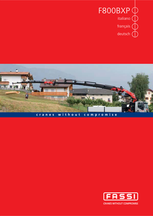 Hydrauliczne żurawie do załadunku Fassi F 800 BXP 23