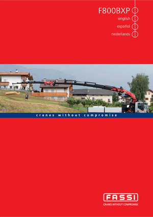 Hydrauliczne żurawie do załadunku Fassi F 800 BXP 26