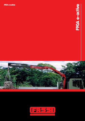 Hydrauliczne żurawie do załadunku Fassi F 90 A e-active