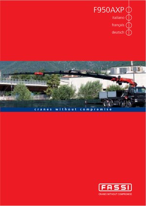 Hydrauliczne żurawie do załadunku Fassi F 950 AXP 28